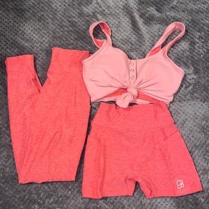 Bombshell peach set